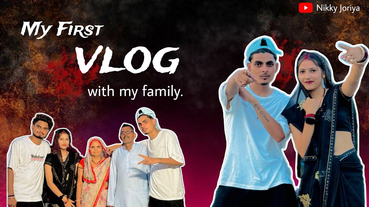 My first vlog | guys sagar pop aaya ghar par saadi ke 4 months baad | Nikky Joriya vlogs