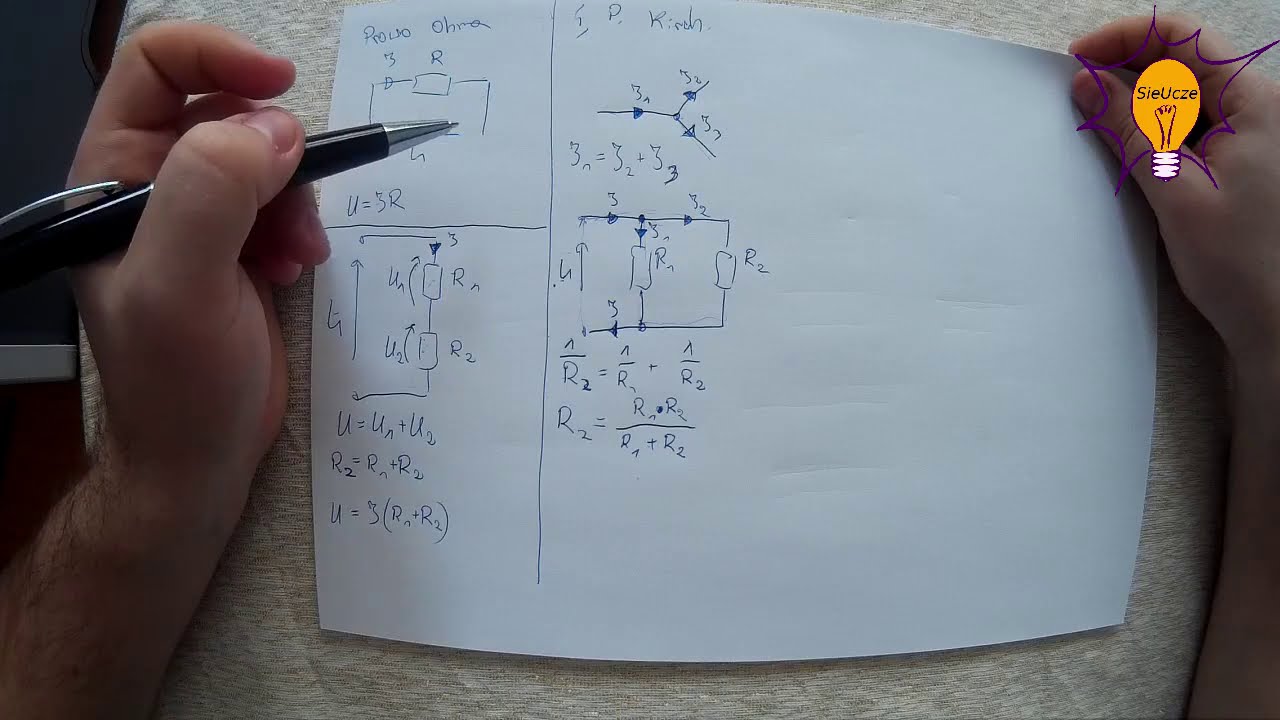 Podstawy elektrotechniki, Prawo Ohma, I i II Prawo Kirchhoffa.