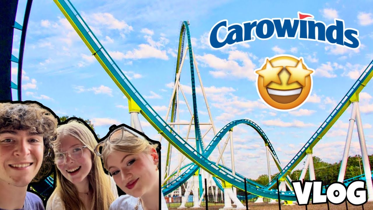 Visiting the Carolina’s LARGEST Theme Park?! Carowinds - Charlotte, North Carolina | VLOG [2025]