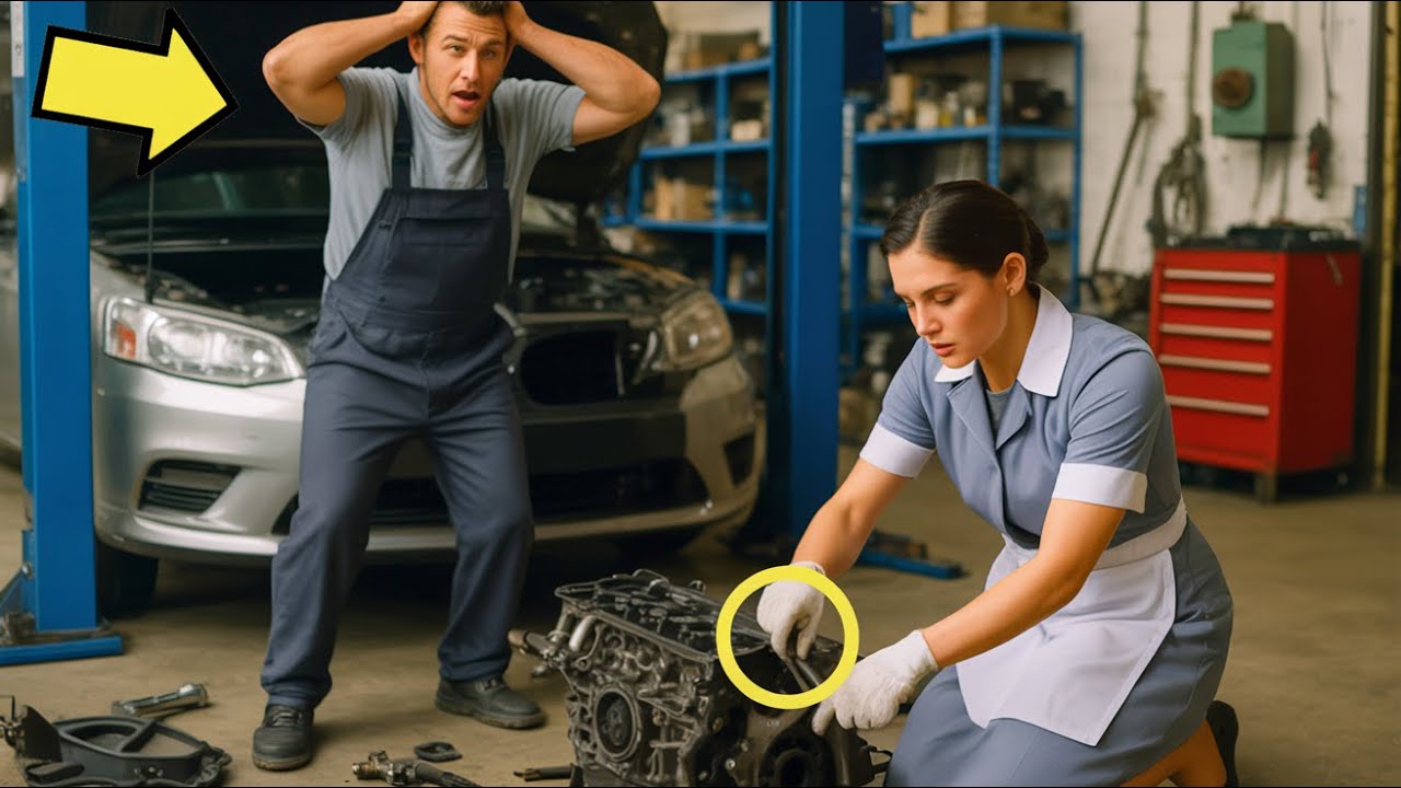 MECHANIKER GAB EINER PUTZFRAU EIN KAPUTTES AUTO ALS SCHERZ… UND BEREUTE ES SPÄTER BITTER