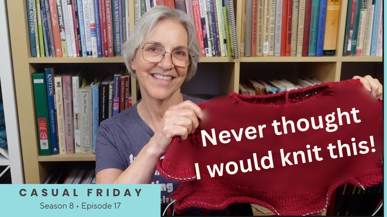 A Sweater for My Tour de Fleece Hand Spun// Casual Friday S8E17