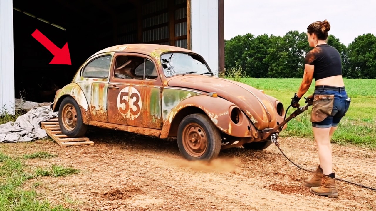 ASMR Car Restoration! Legend car! Saving a Rare Abandoned Herbie