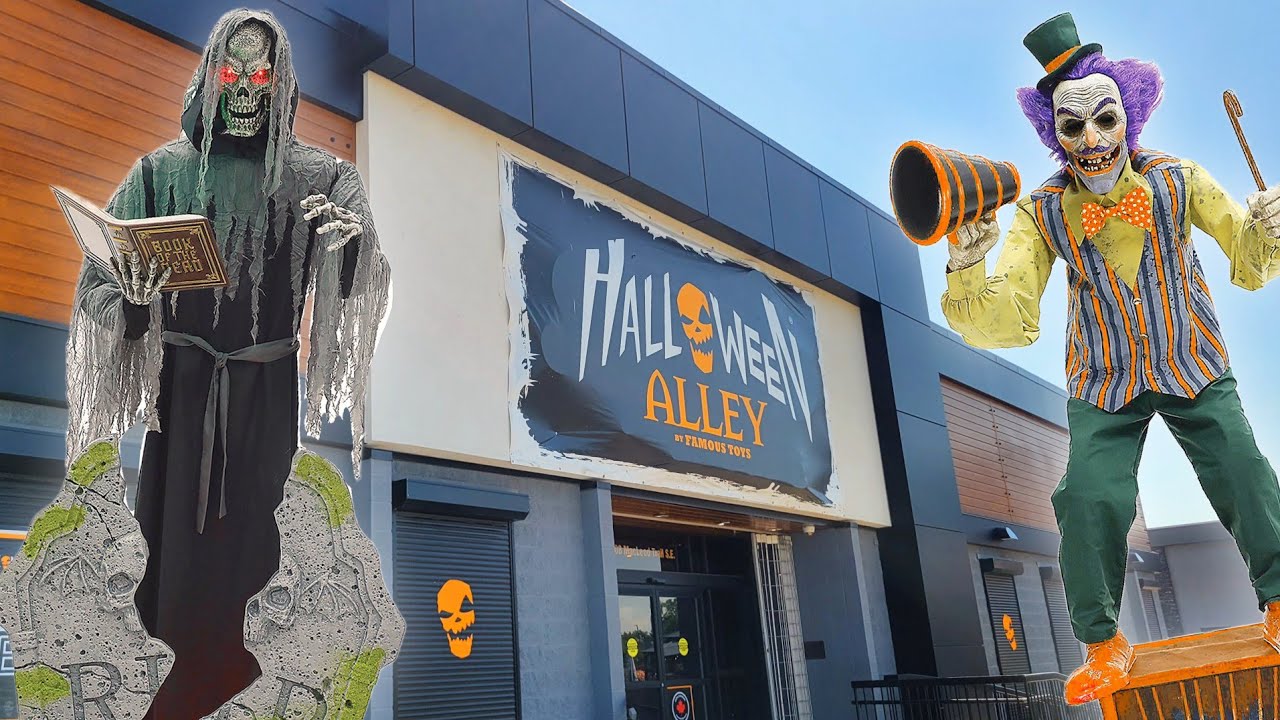 Halloween Alley 2025 Store Tour | So Many Creepy Decorations!