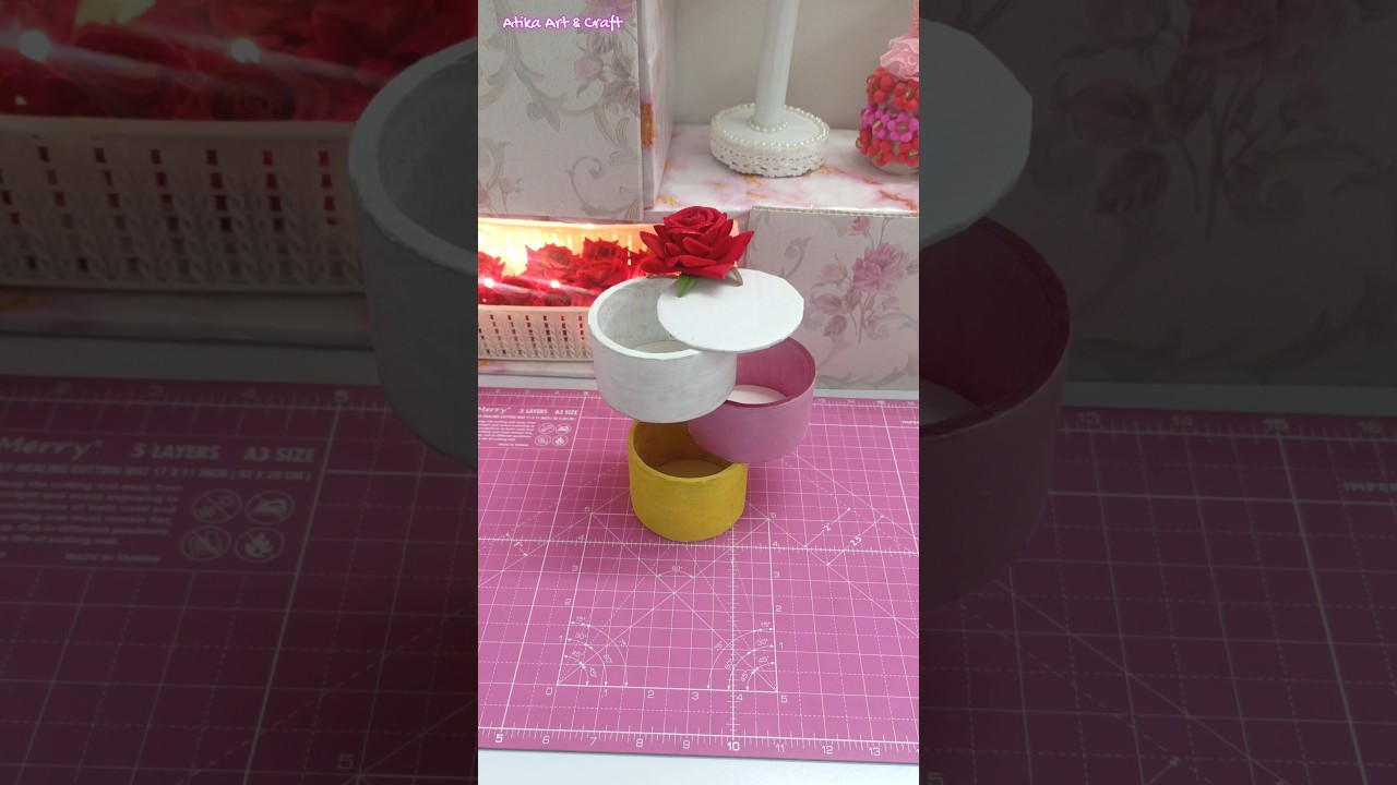 Unique Handmade Organizer 🌹😱Quick & Creative DIY Organizer Idea✨😍 #shorts #diy #craft #art #trending