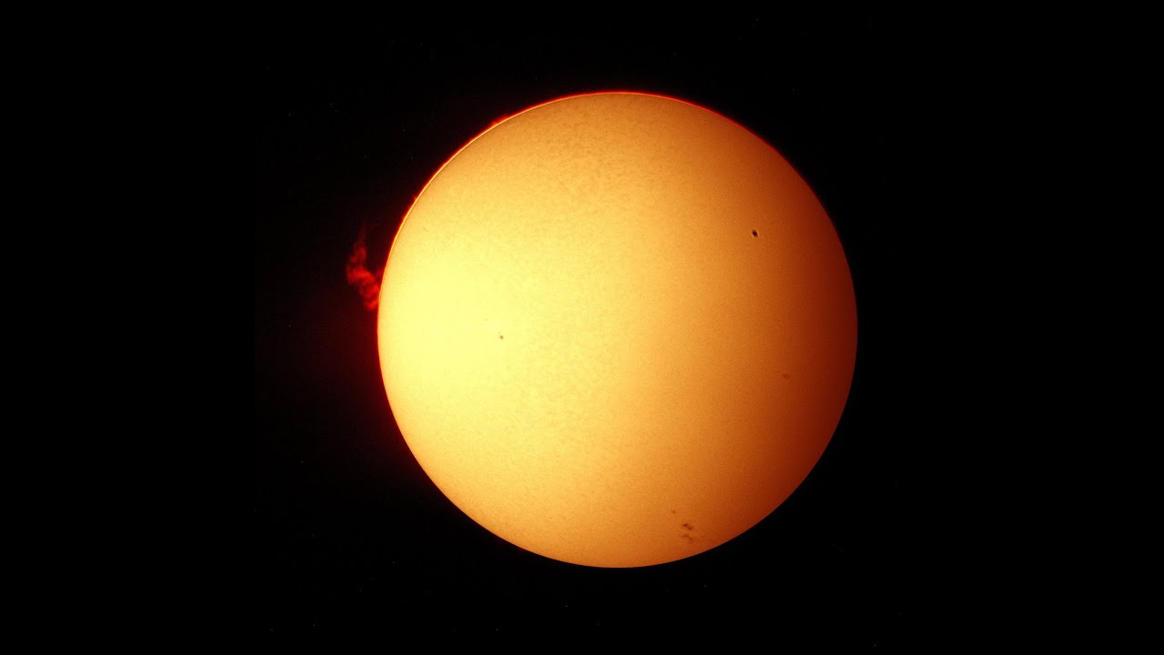 Observando el Sol en H-alfa en vivo