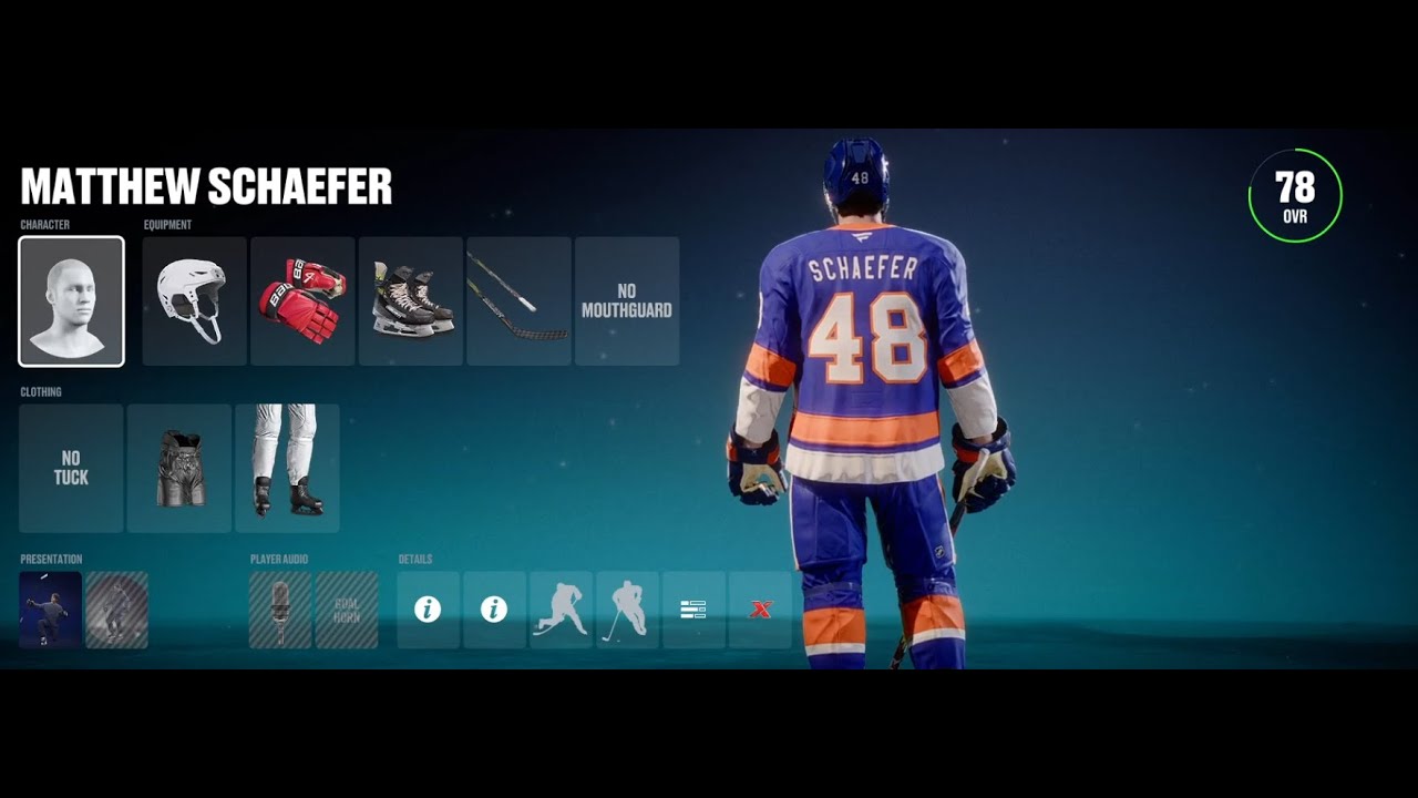NHL 25/26 All My created players 08/30/25
