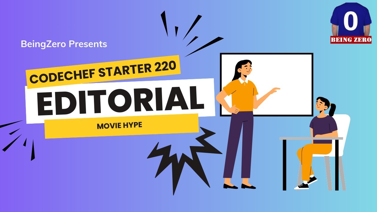 Movie Hype || Codechef Starter - 220 || Video Editorial