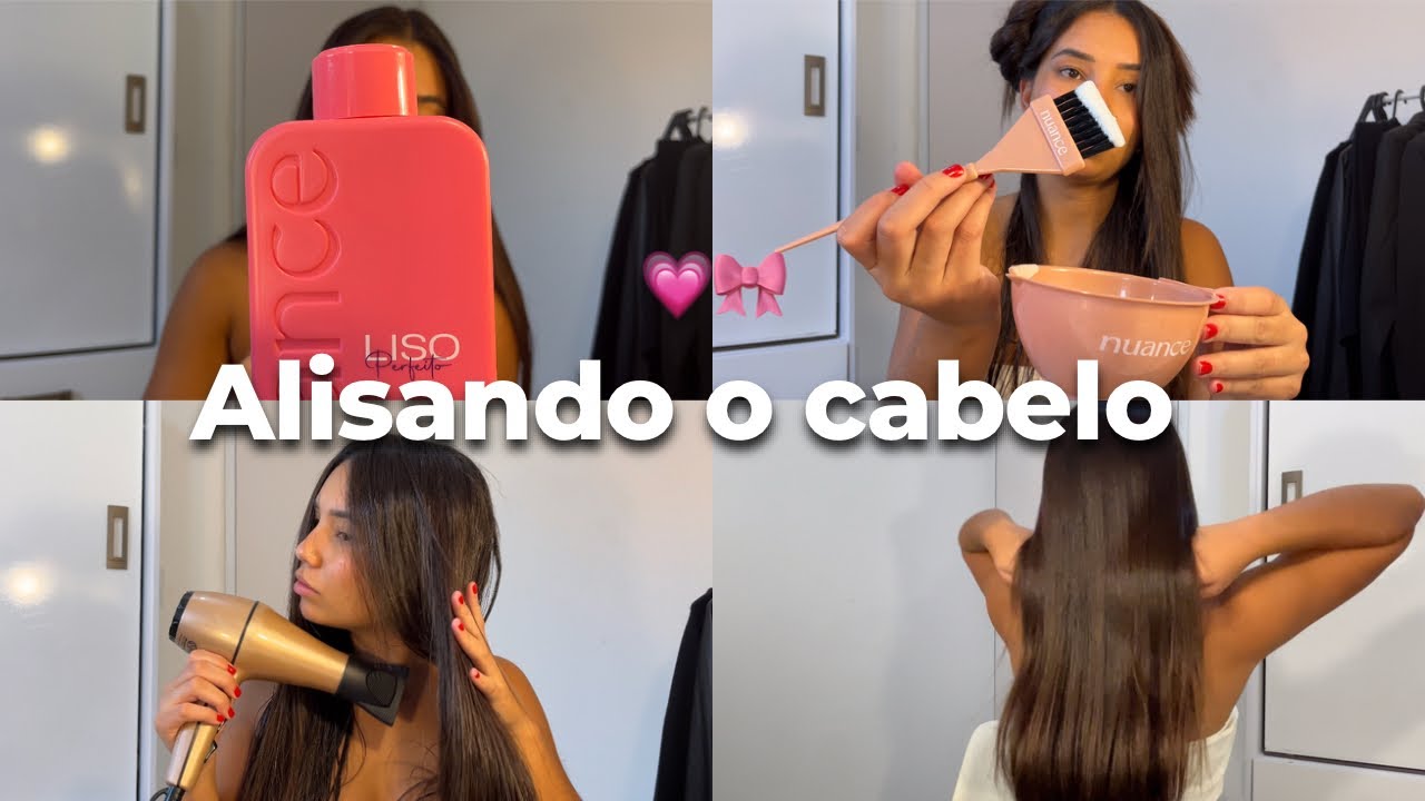 Fazendo Escova Orgânica Liso Perfeito em Casa | fácil, rápido e pratico💗🎀