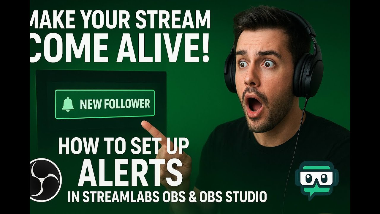 How To Set Up Alerts In Streamlabs OBS & OBS Studio (Youtube Tutorial) | Alerts Setting Streamlabs