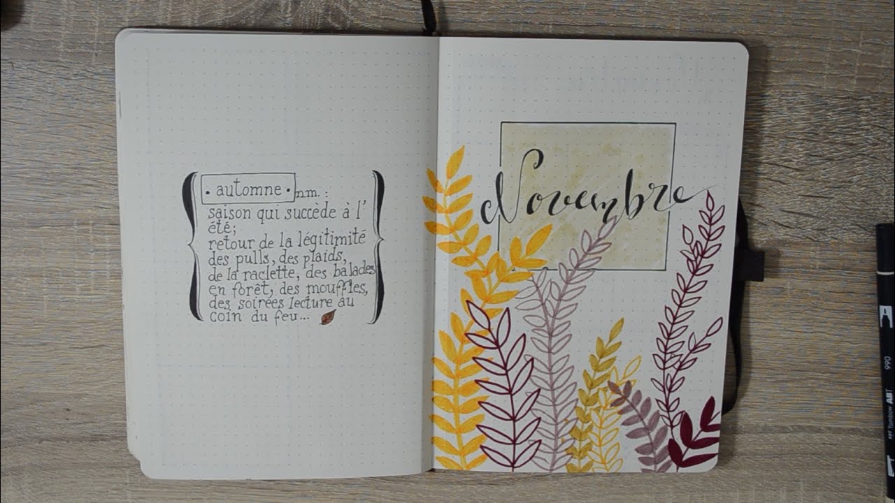 BULLET JOURNAL - Plan with me... Novembre 2019 🌰