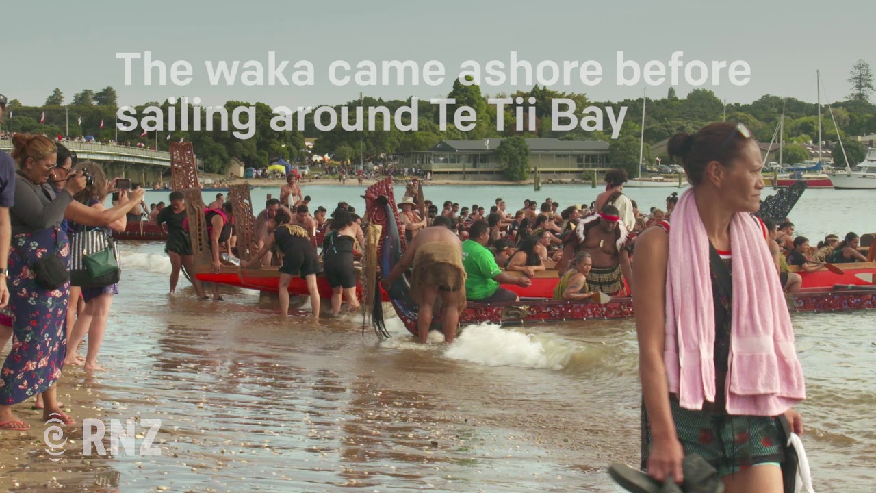 Waka at Waitangi