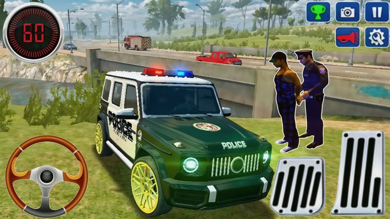 Gameplay Police Sim 2022, محاكي القياده سيارة شرطة العاب شرطة العاب سيارات العاب اندروید #04 