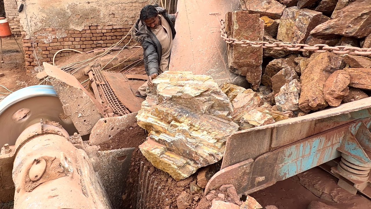 &ldquo;Extreme Stone Crushing 💥 Giant Rocks Smashed by Powerful Crusher Machine!&rdquo;#rockcrushing126 