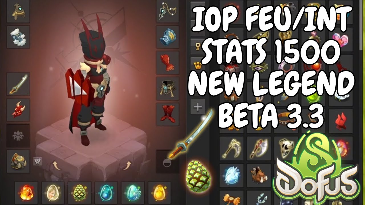 ИНТ/ОГОНЬ: IOP СТАТИСТИКА 1500 | НОВОЕ ОБНОВЛЕНИЕ ЛЕГЕНД 3.3! | Обзор PvP-набора | DOFUS 3.3 [DOF...