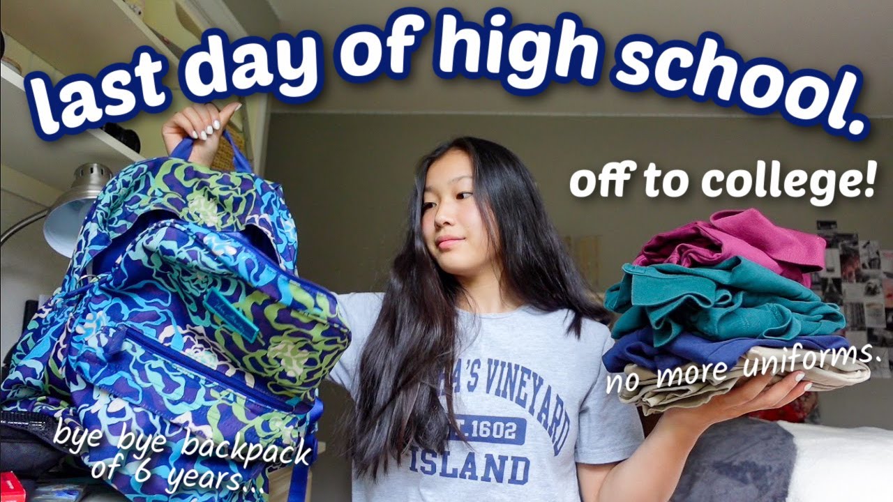 FINAL DAY OF HIGH SCHOOL. (a vlog)