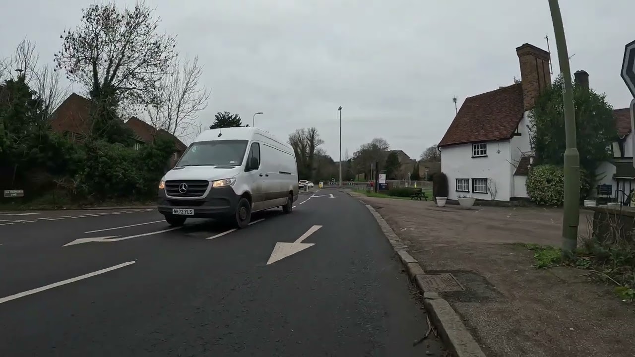 Cycling from Letchworth to Welwyn Garden City  Part 2  front cam pov
