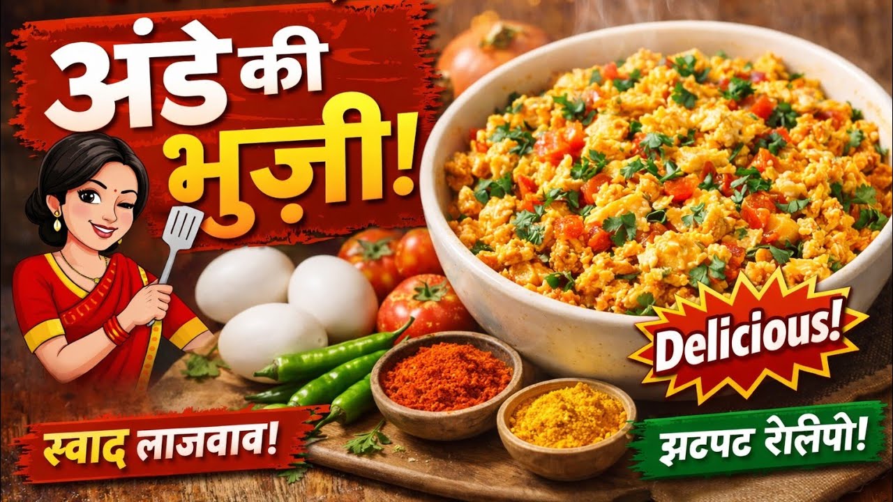 ढाबा स्टाइल अंडे🥚 की भुर्जी | Spicy Egg🥚 Bhurji Recipe in Hindi