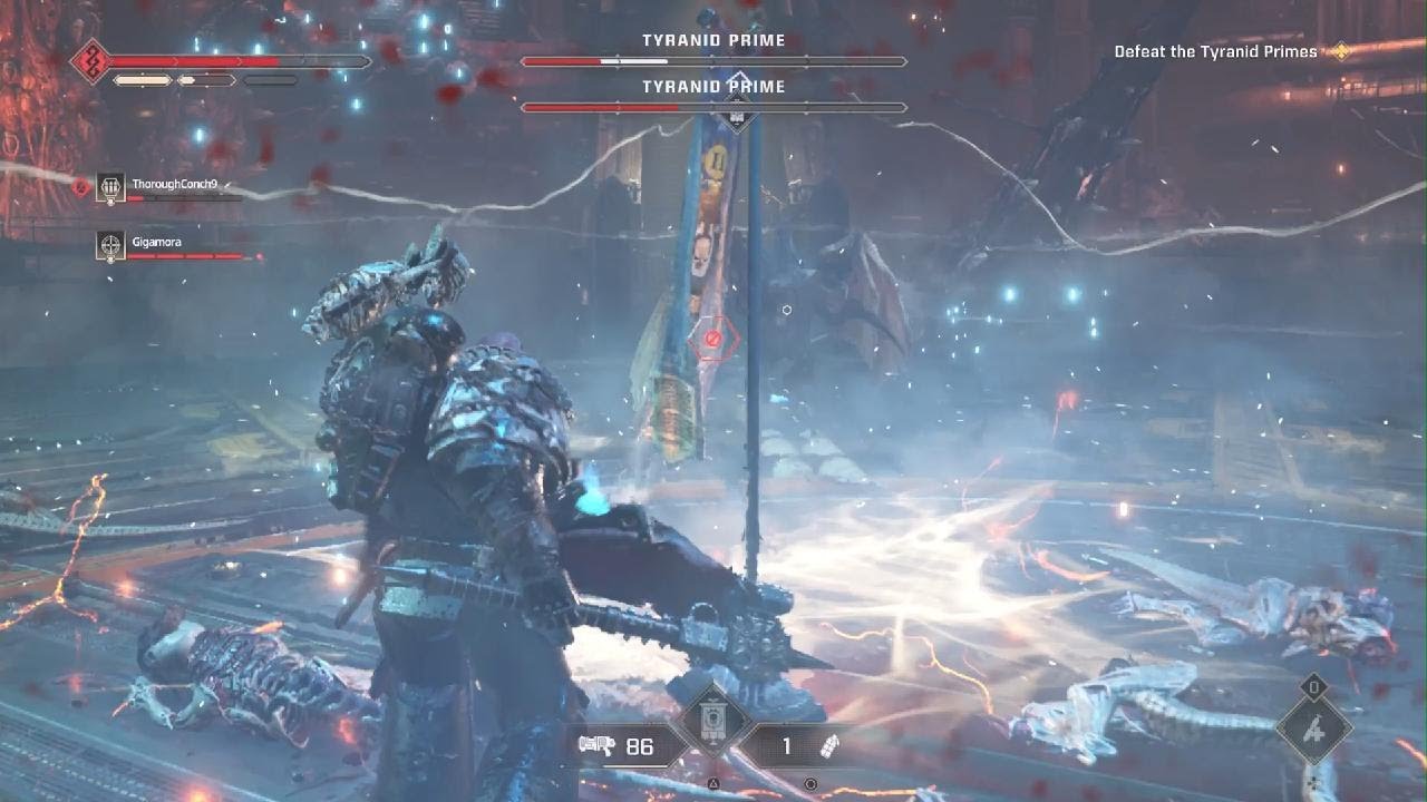 Space Marine 2 - Tyranid Prime Boss Fight on Absolute Difficulty