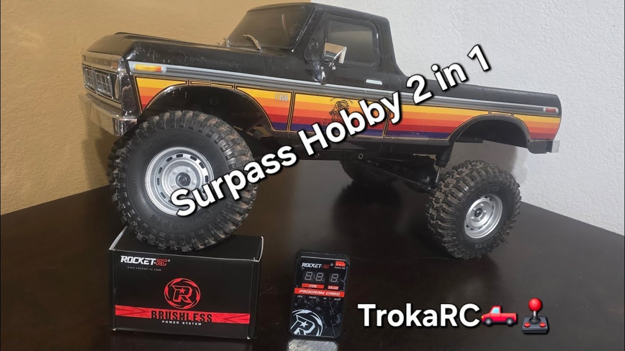 Surpass hobby 3660 Gecko FOC 2 in 1 1800kv Rocket-rc