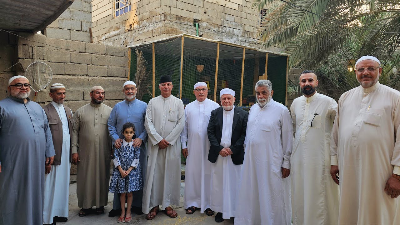 زيارة حضرة الشيخ الدكتور سعد الله أحمد عارف البرزنجي الى منزل الأستاذ أحمد الرديني