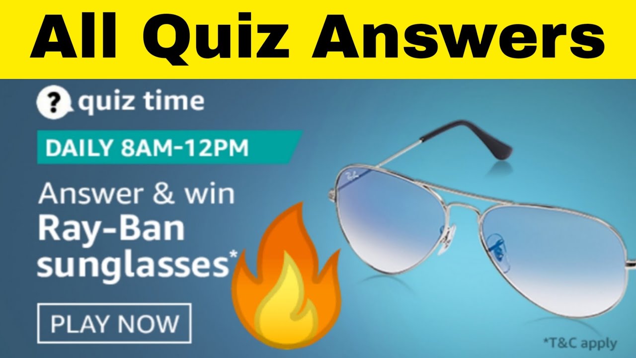 Amazon daily quiz answers | Amazon quiz today | Amazon fun zone quiz | Win Price