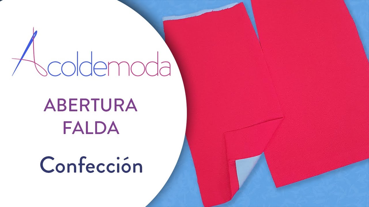 ABERTURA PARA FALDA FORRADA - DIY - Paso a Paso