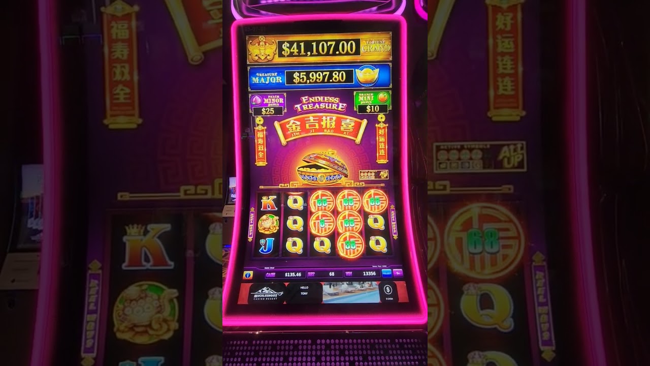 Endless treasure slot hit