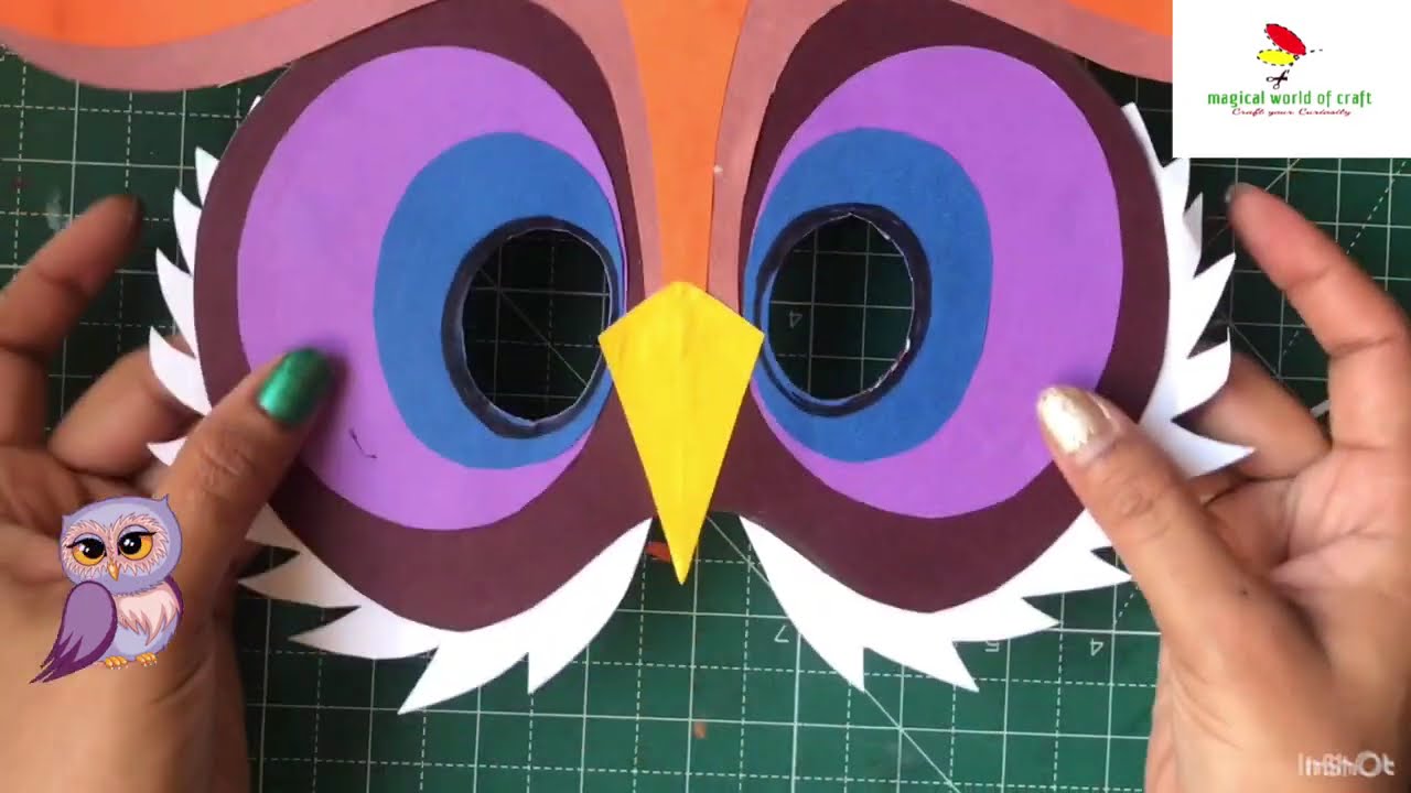 Owl Mask Craft / Bird Mask / How to make Owl Mask Craft