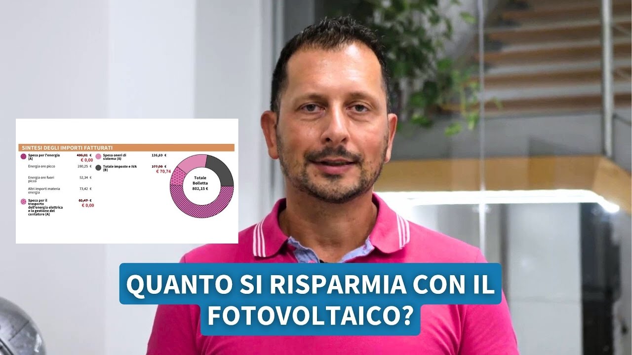 Quanto si risparmia con il Fotovoltaico?