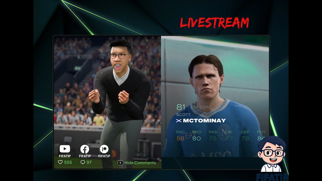 📢 LIVESTREAM cuối game EAFC25 - FC25 nhưng y hệt FC26 | FIFATIP ✪