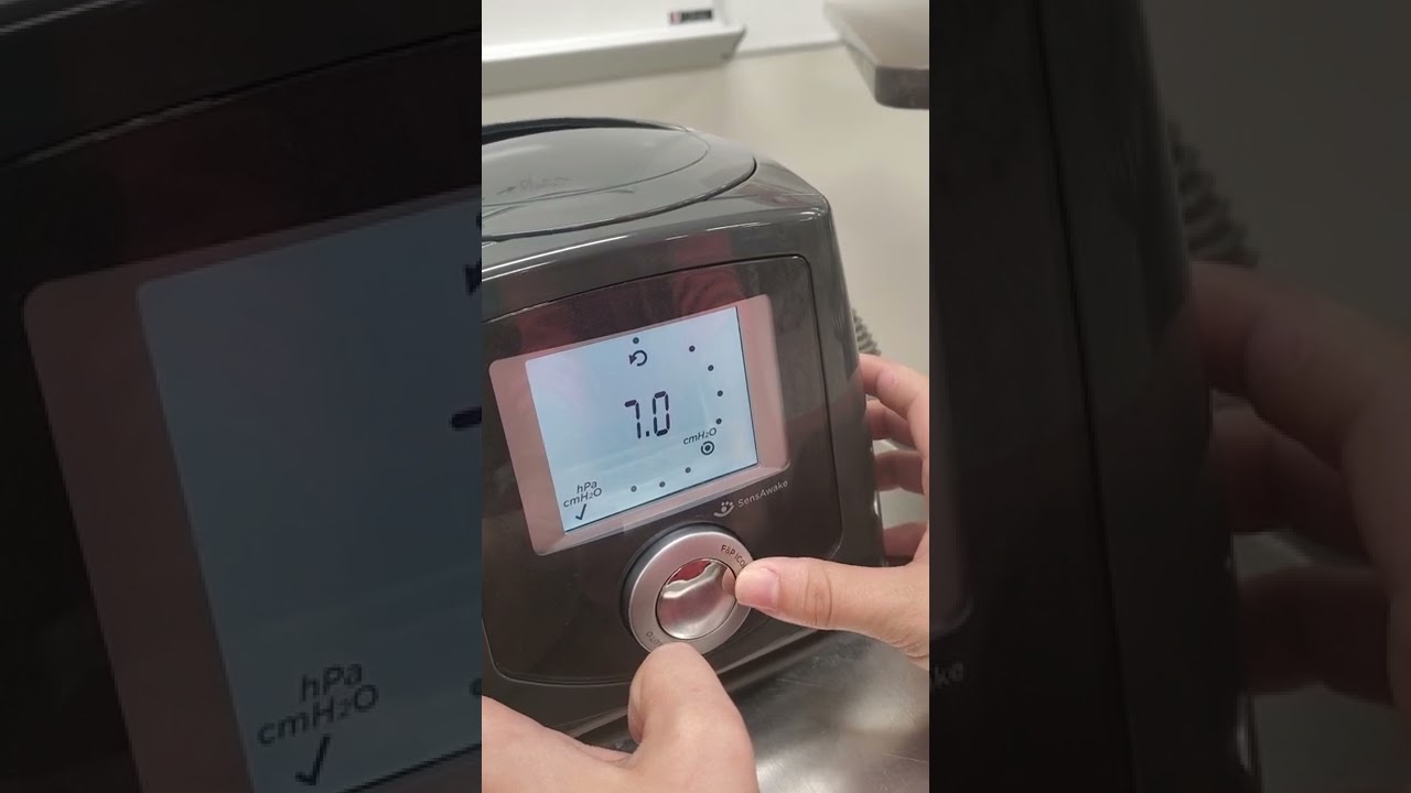 How to Change Settings on Sensawake CPAP