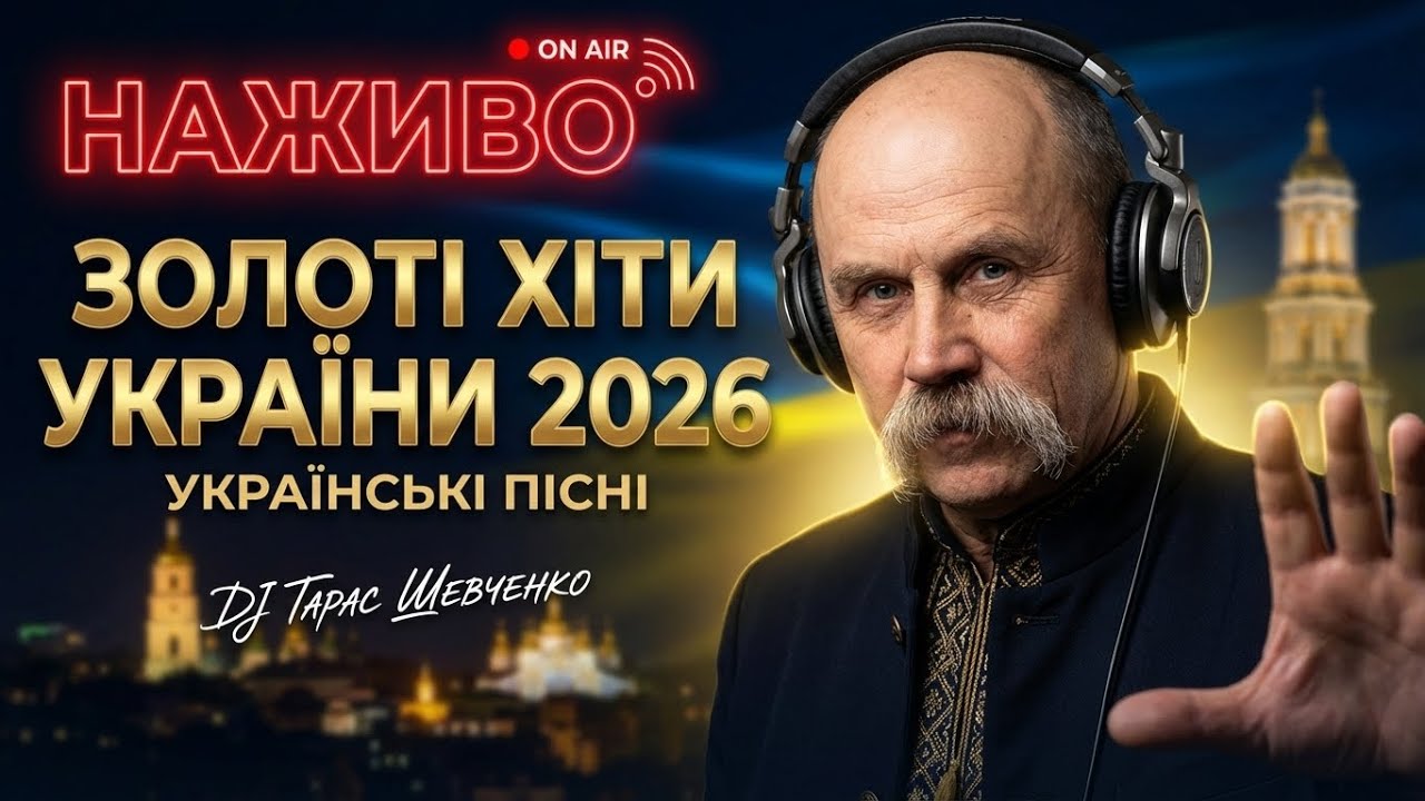 💛 Українські Найкращі Пісні • DJ Taras Shevchenko • Чудовий Музичний День • LIVE