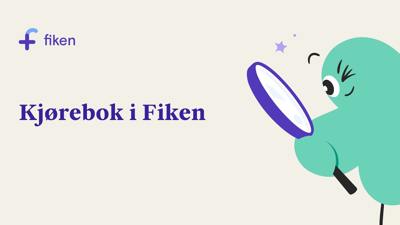 Hvordan føre kilometer med kjørebok i Fiken