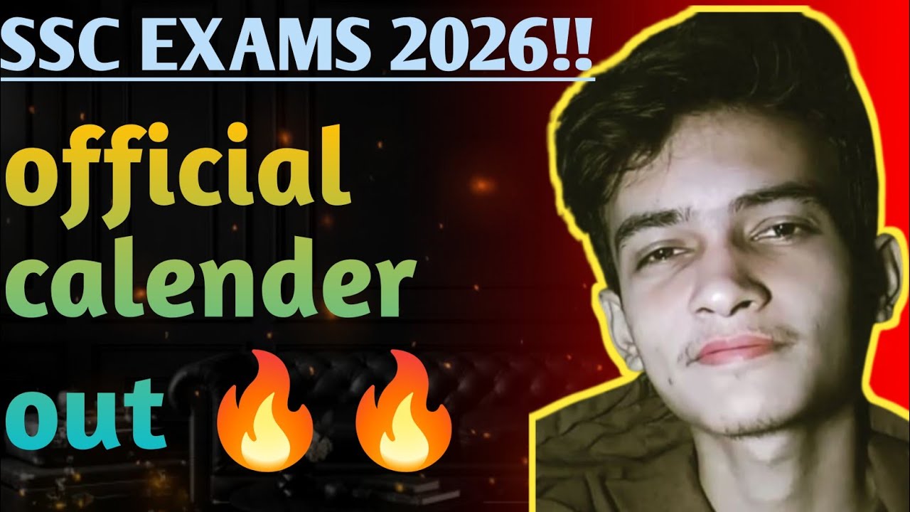 SSC 2026 exam calender out 🔥🔥 | 
