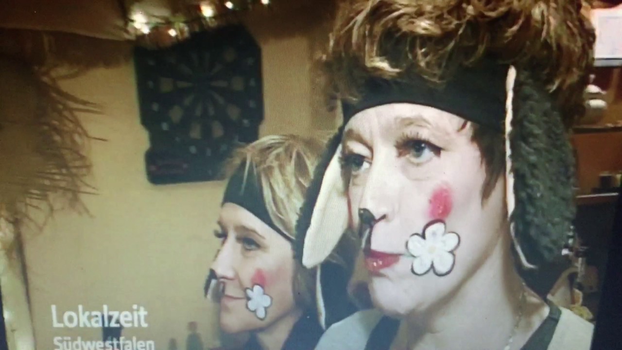 Karnevalsschminken WDR Lokalzeit 2011