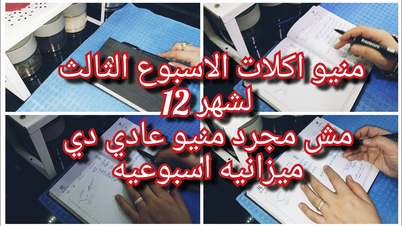 منيو اكلات الاسبوع التالت لشهر 12🌿🥩🍗خطه اسبوعيه بالاسعار هتمشي بيتك طول الاسبوع مرتاحه وبالك مرتاح