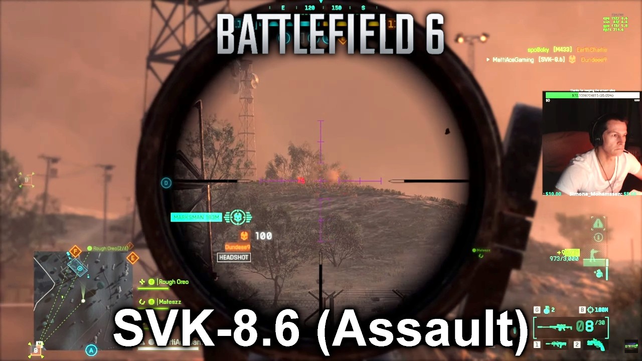 Battlefield 6 - SVK - 8.6 Killstreak