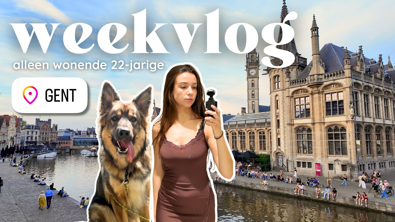 Alleen wonen in Gent | shoppen, puppy eigenaar, huishouden, ontspannen (weekvlog)