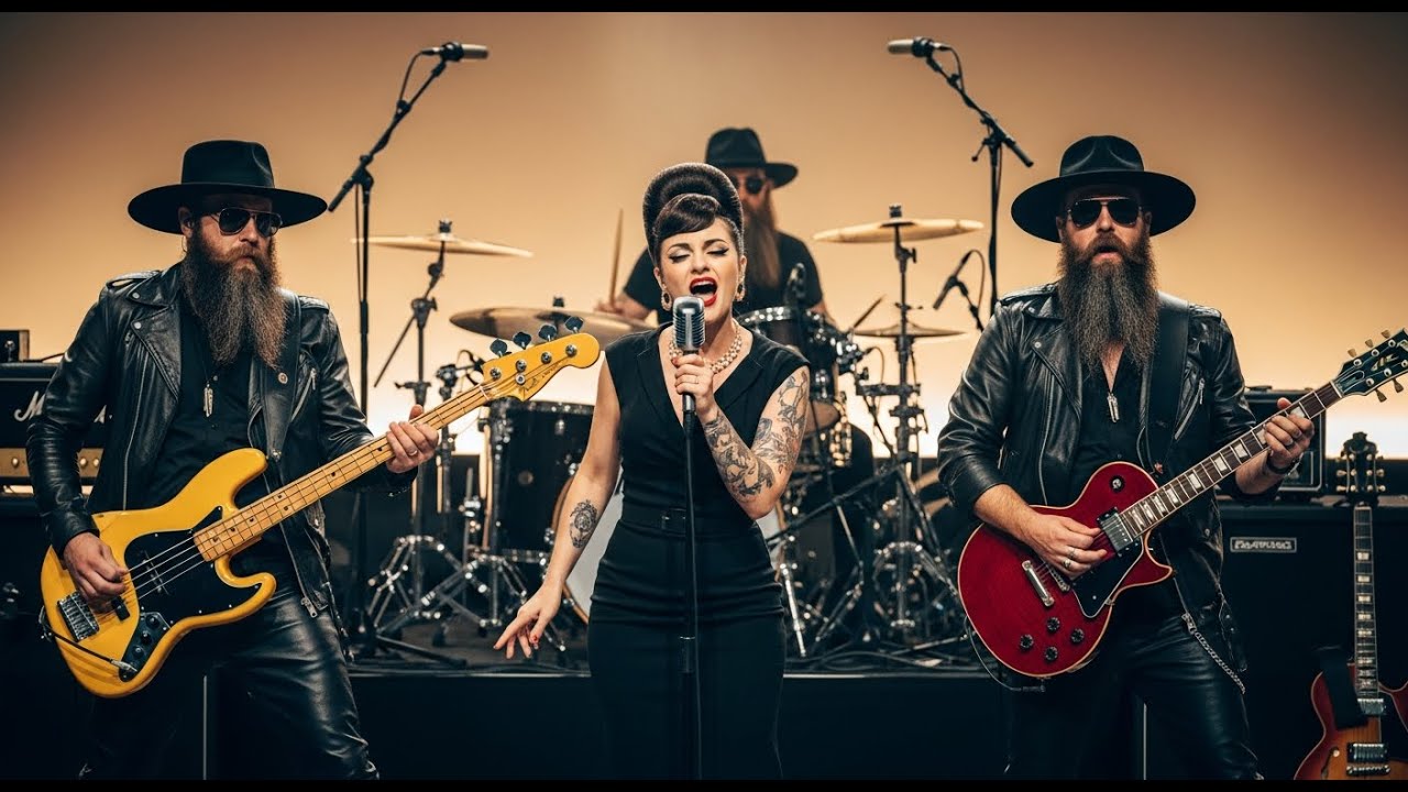 Janis Joplin, ZZ Top, Led Zeppelin, Amy Winehouse Power Blues Rock Guitar with Raspy Lady Vocals