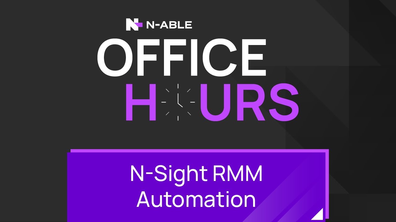 N-sight RMM Q&A: Is the Automation Manager included with the RMM?