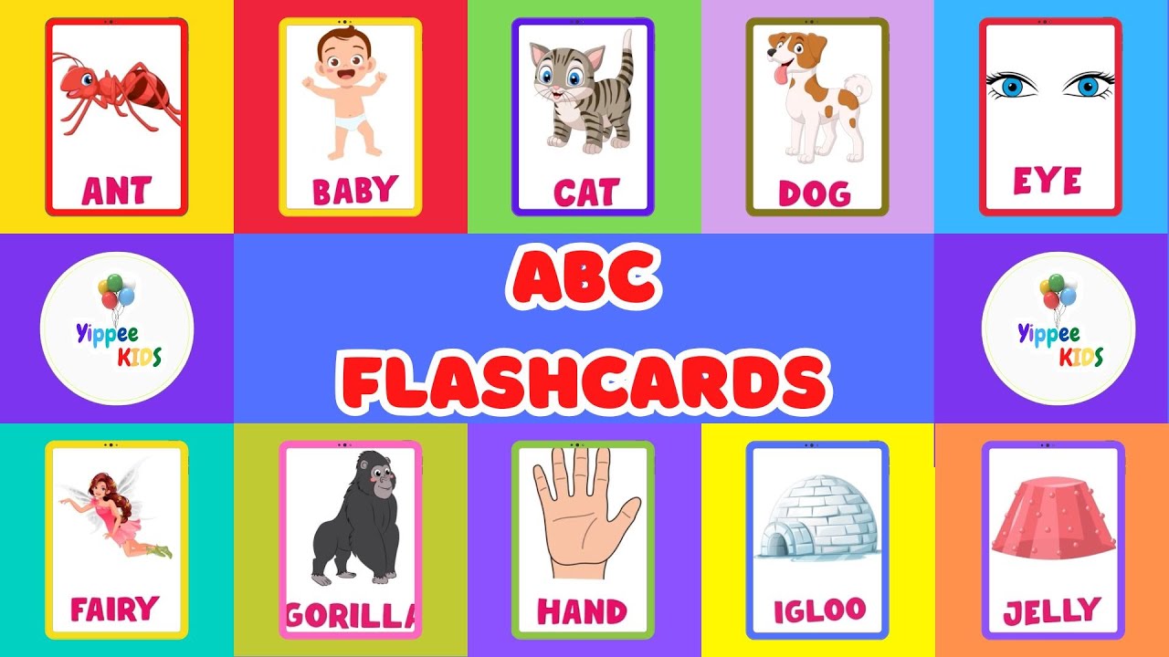 Learn the Alphabet with Fun ABC Flashcards! | Early Learning for Toddlers & Kids