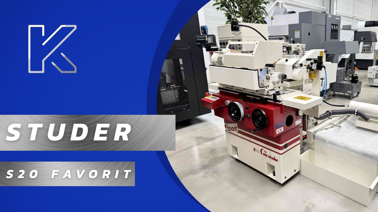STUDER S20 FAVORIT – Universal Cylindrical Grinding Machine