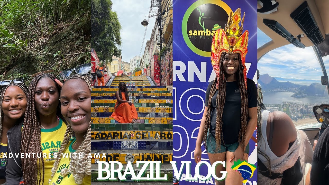 ATTACKED IN RIO 😳 | BRAZIL TRAVEL VLOG 🇧🇷✨ | GIRLS TRIP TO BRAZIL | Adventures with Ama