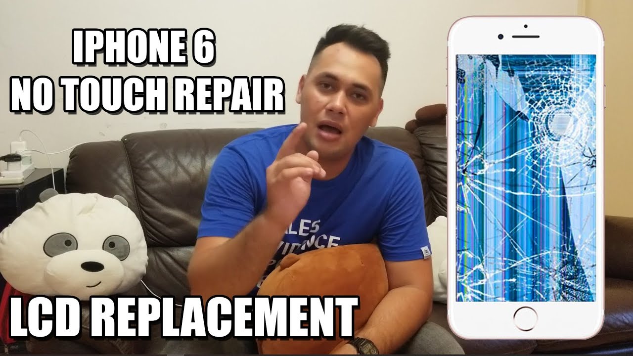 NO TOUCH BROKEN LCD REPAIR IPHONE 6 PLUS TAGALOG