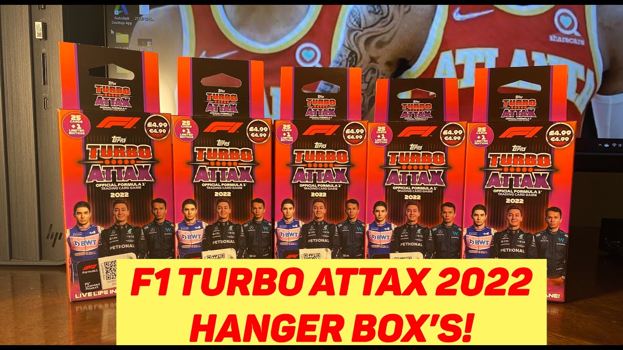 TOPPS F1 TURBO ATTAX 2022 HANGER BOX'S