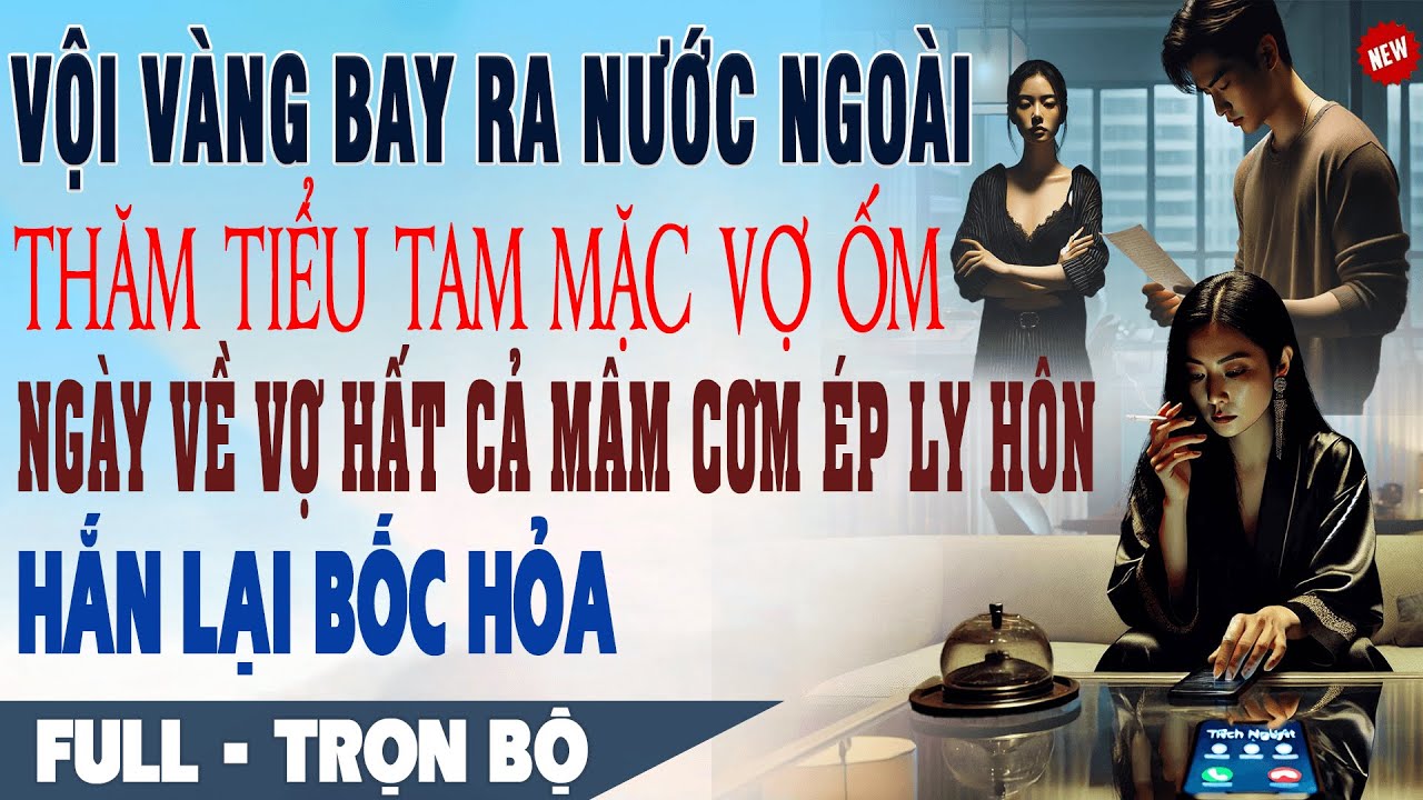 💕Truyện Ngôn Tình BAY RA NƯỚC NGOÀI THĂM BỒ MẶC VỢ ỐM Về Nhà Vợ Hất Cả Mâm Cơm Ép Ly Hôn Hắn Bốc Hỏa