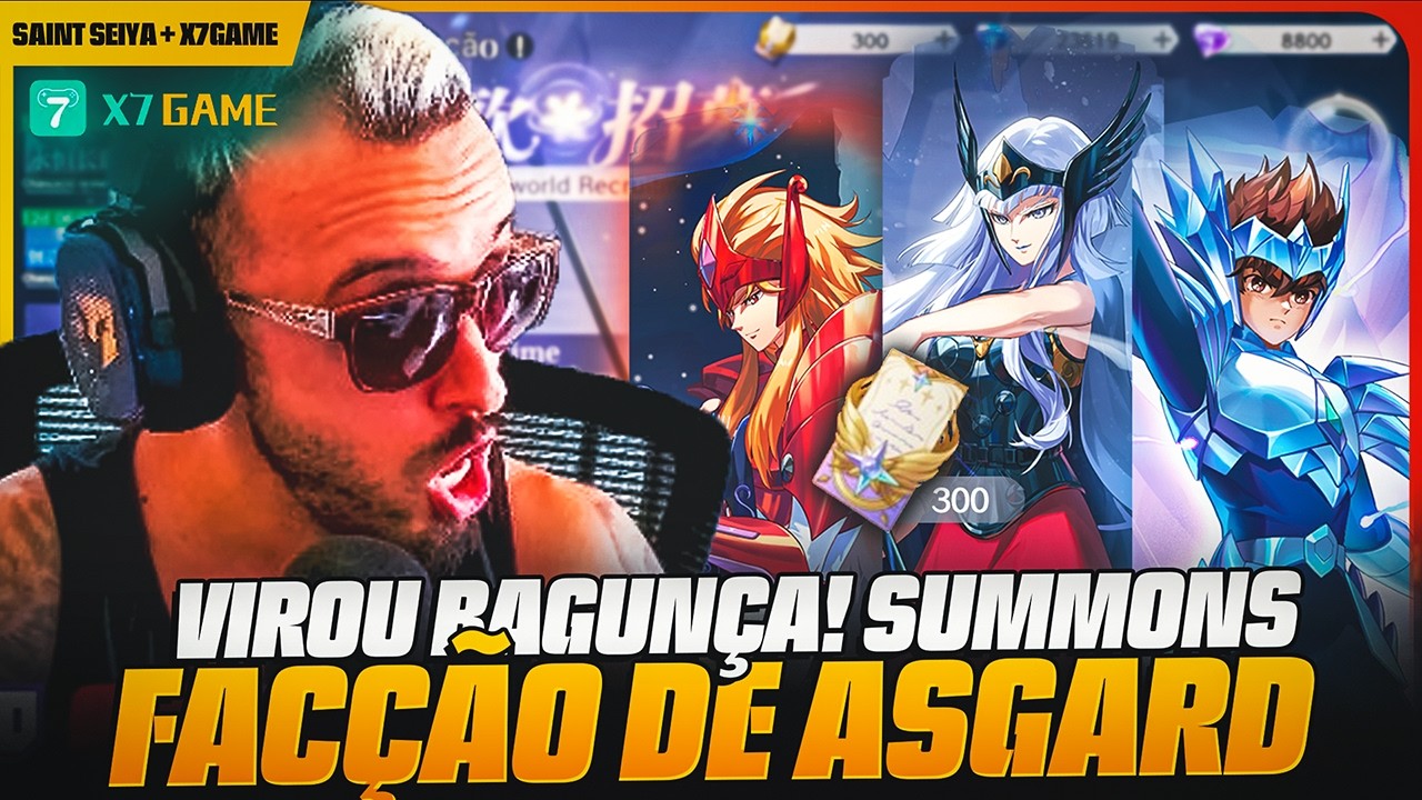 🌟 TIME DE ASGARD QUASE COMPLETO - MAIS 300 SUMMONS FACÇÃO DE ASGARD - SAINT SEIYA REBIRTH - X7GAME 🌟