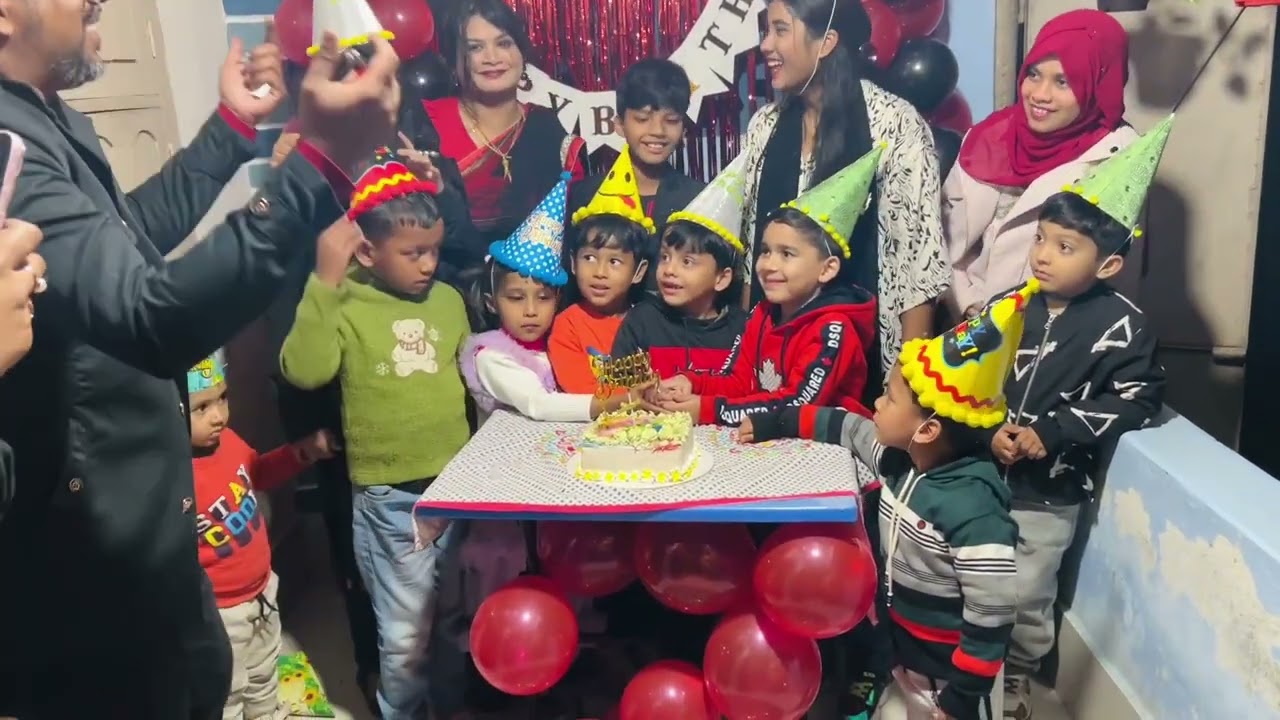AFIQ Birthday party তে কে কে আসলো 🥳 (26-12-2025)