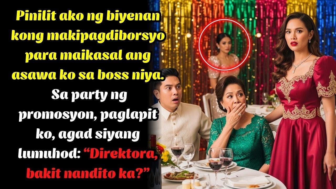 Pinilit Mag-Sign Ng Divorce, Sa Party Ng Promosyon Lahat Sila Ay Lumuhod Sa Kanya