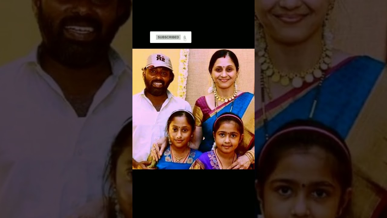 #90s actress #devayani with her husband #rajakumaran &  daughters family photos 😍👨&zwj;👩&zwj;👧&zwj;👧|#shortsfeed